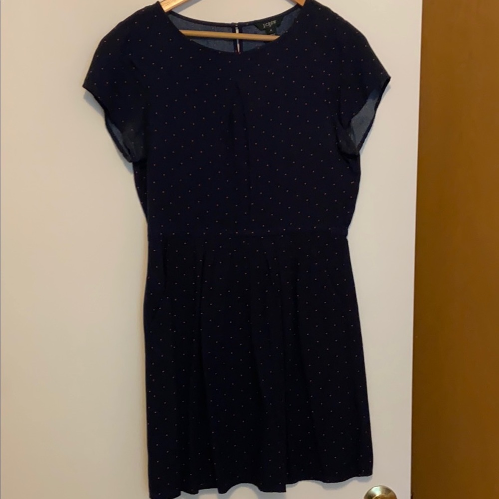 Polka dot dress with pockets